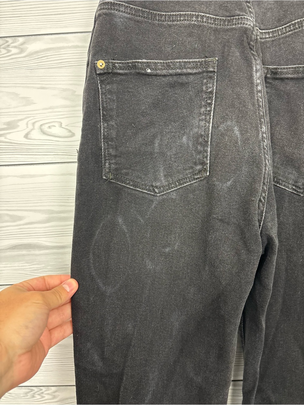 PILCRO Anthropologie Denim Jumpsuit size 6 - Picture 7 of 11